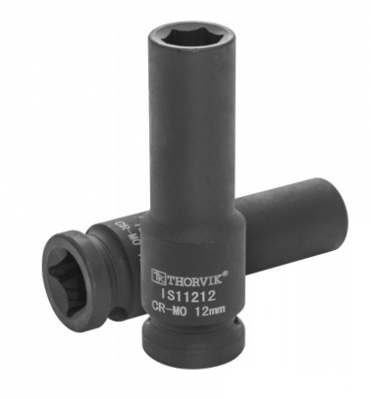 Thorvik Головка торцевая ударная глубокая 1/2"DR, 12 мм