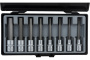 FORCE Набор насадок шестигранных 1/2" (5,6,7,8,10,12,14,17 мм, L=110 мм) 8 предметов в кейсе