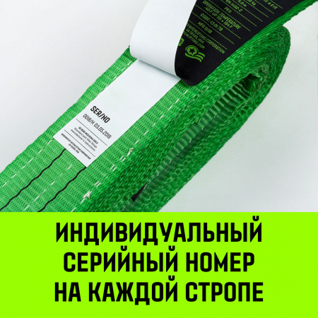 Строп грузоподъемный текстильный петлевой (СТП) HITCH LS2020, 2000 кг, 2.0 м