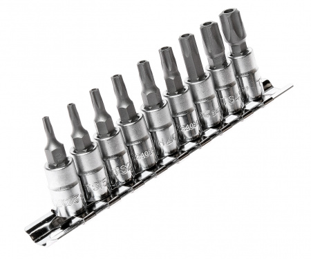 JTC Набор бит 1/4" TORX 5-ти гранных TS10H-TS50H 9 предметов