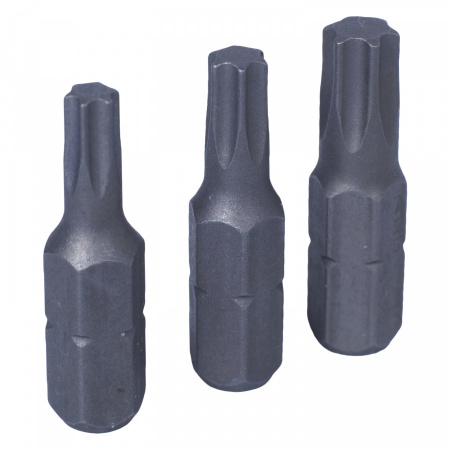 KING TONY Набор вставок (бит) 1/4", TORX, Т20, Т25, Т30, 3 предмета