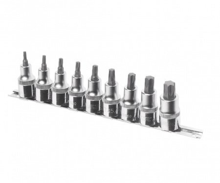 JTC Набор бит-головок 1/2" TORX T20-T60 9 предметов