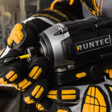 RUNTEC PRO Винтоверт ударный аккумуляторный 1/4", 20 В, 230 Нм, 3500 об/мин, 3900 уд/мин, 2*2Ач