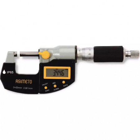ASIMETO Микрометр цифровой 100-125 мм, IP65 0.001 мм