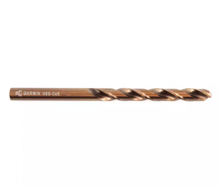 GARWIN INDUSTRIAL Сверло спиральное по металлу 10,2 мм, DIN 338, HSS-Co5, 5xD, 135°, HA, тип UNI