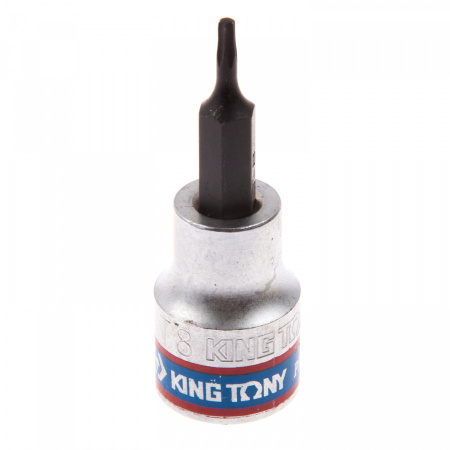 KING TONY Насадка (бита) торцевая 3/8", TORX, T8, L = 50 мм