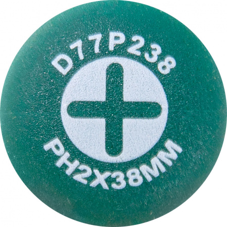 Jonnesway Отвертка стержневая крестовая ANTI-SLIP GRIP, PH2х38 мм D77P238