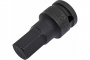 FORCE Насадка шестигранная ударная 17 мм, L=60 мм, 1/2" 