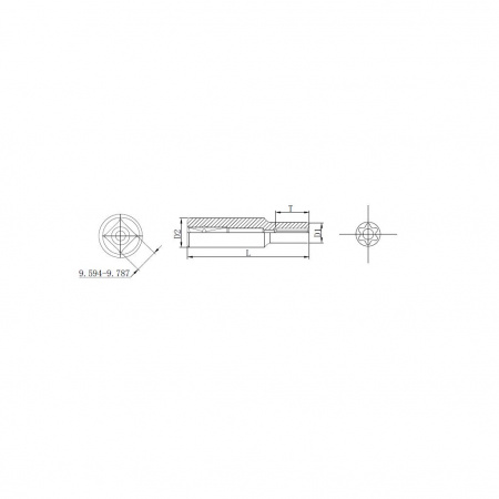 Thorvik Головка торцевая глубокая 3/8"DR, внешний TORX®, Е10