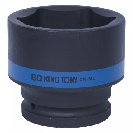 KING TONY Головка торцевая ударная шестигранная 1", 80 мм