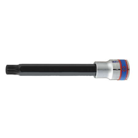 KING TONY Насадка (бита) торцевая 1/2", SPLINE, M16, L = 140 мм
