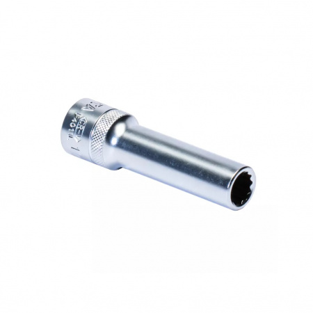 Licota Головка торцевая глубокая 1/2" (12,7 мм), 12-гранная, 11 мм, длина 77 мм
