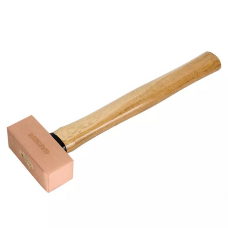 GARWIN PRO Молоток медный с деревянной рукояткой, 1500 г