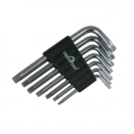 СЕРВИС КЛЮЧ Набор Г-образный звездочек TORX, T10-T40, 7 предметов