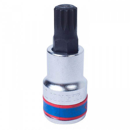 KING TONY Насадка (бита) торцевая 1/2", SPLINE, M12, L = 60 мм 402612