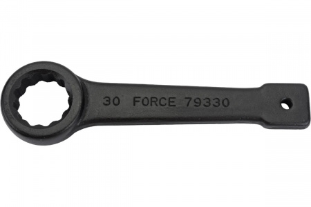 FORCE Ключ накидной 30 мм 12-гранный L=190 мм ударный