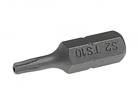 JTC Бита TORX TS10Hх25 мм 1/4" 5-ти гранная с отверстием 
