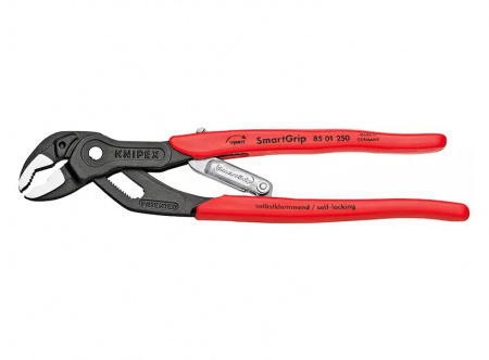Knipex SmartGrip клещи переставные с автоустановкой, зев 32 мм, длина 250 мм, фосфатированные