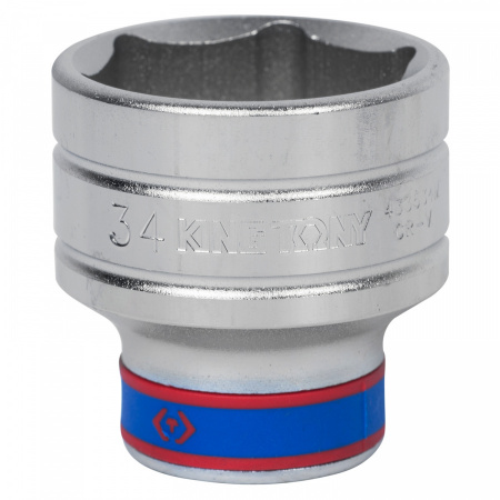 KING TONY Головка торцевая стандартная шестигранная 1/2", 34 мм