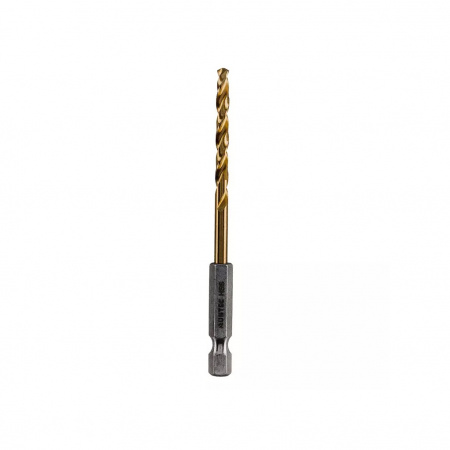 RUNTEC Сверло по металлу HSS-TiN 4 x 94 мм 1/4" HEX - E (6.35 мм)