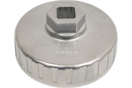FORCE Съемник масляного фильтра 1/2" 74 мм (BMW,Audi,WV,Opel,Austin) 