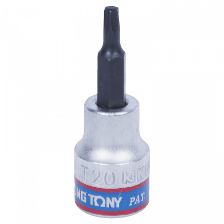 KING TONY Насадка (бита) торцевая 3/8", TORX, T20, L = 50 мм