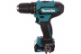 Makita Аккумуляторная дрель 10 мм, 12В, 30 Нм, 1700 об/мин, 2х2Ач, Li-ion(слайдер)