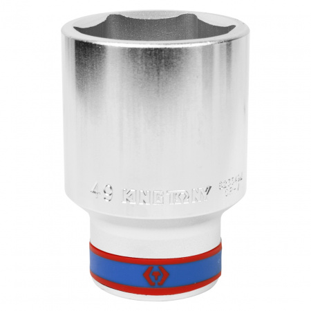 KING TONY Головка торцевая глубокая шестигранная 3/4", 49 мм