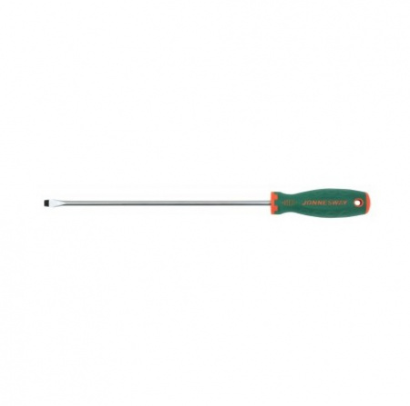 Jonnesway Отвертка стержневая шлицевая ANTI-SLIP GRIP, SL8.0х300 мм