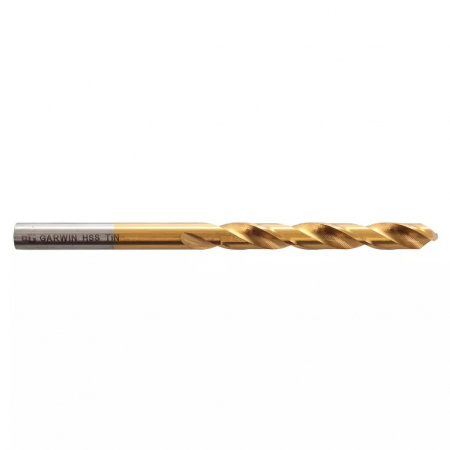 GARWIN INDUSTRIAL Сверло спиральное по металлу 7 мм, DIN 338, HSS-G, 5xD, 118°, HA, TiN, тип N
