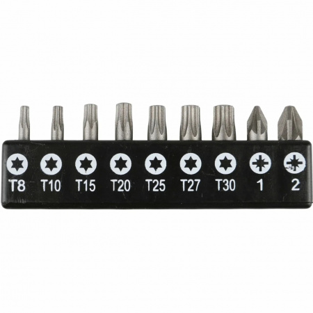 GARWIN PRO Набор бит 1/4" TORX PZ 25 мм, 9 предметов на держателе