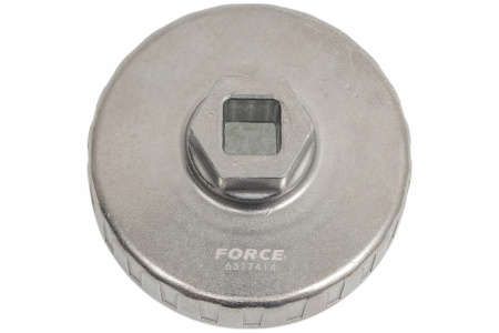 FORCE Съемник масляного фильтра 1/2" 74 мм (BMW,Audi,WV,Opel,Austin) 