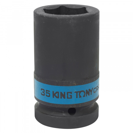 KING TONY Головка торцевая ударная глубокая шестигранная 1", 35 мм