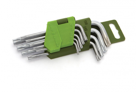 Дело Техники Набор ключей угловых TORX коротких (Т10,Т15,Т20,Т25,Т27,Т30,Т40,Т45,Т50) 9 шт.