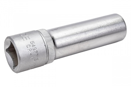 FORCE Головка торцевая 13 мм 1/2" 12-гранная глубокая L=77 мм 