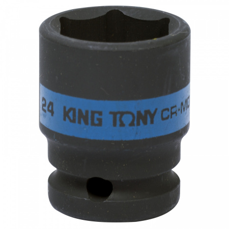 KING TONY Головка торцевая ударная шестигранная 1/2", 24 мм