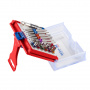 МАСТАК Набор вставок (бит) 1/4", TORX, HEX, PZ, PH, SLOT, 19 предметов