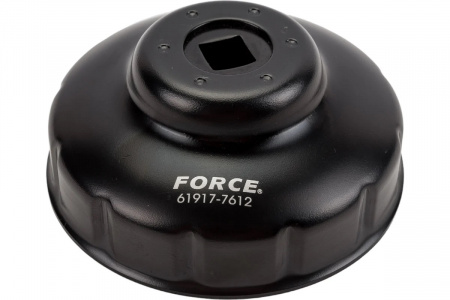 FORCE Съемник масляного фильтра (чашка) 76 мм 12-гранный 3/8" Renault Logan