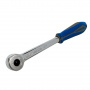 KING TONY Трещотка 1/2", 250 мм, 72 зубца, дисковый механизм, с кнопкой 4756-10G