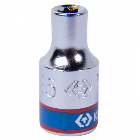 KING TONY Головка торцевая TORX Е-стандарт 1/4", E4, L = 24 мм