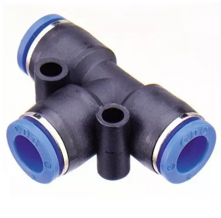 GARWIN PRO Фитинг цанговый Т-тройник 16 мм, с уплотнением, пластм. корпус