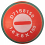 Jonnesway Отвертка стержневая шлицевая ANTI-SLIP GRIP, SL8.0х150 мм