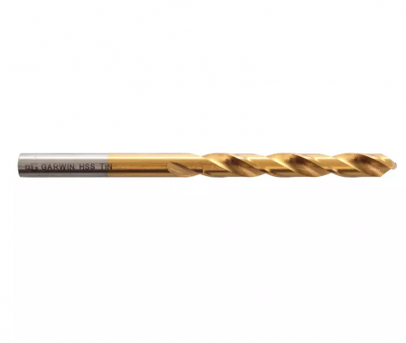 GARWIN INDUSTRIAL Сверло спиральное по металлу 1,7 мм, DIN 338, HSS-G, 5xD, 118°, HA, TiN, тип N
