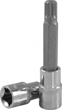 OMBRA Насадка торцевая 1/2"DR с вставкой-битой SPLINE, M8, 100 мм