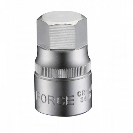 FORCE Головка-бита шестигранная 1/2"DR монолитная 7 мм L=38 мм