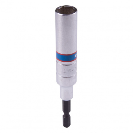 KING TONY Головка для шуруповерта шестигранная 1/4", 12 мм, L = 110 мм 