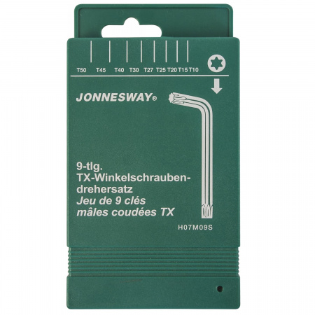 JONNESWAY Комплект угловых ключей "TORX"