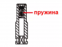 Licota Головка торцевая ударная глубокая с магнитом 1/4" 6 гр. 10 мм