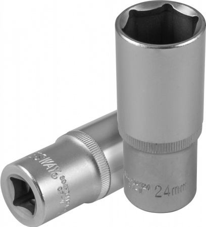 JONNESWAY Головка торцевая глубокая 1/2"DR, 24 мм