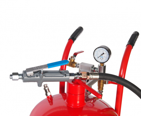 JTC Аппарат пескоструйный 38 литров, шланг 1/2", 250PSI